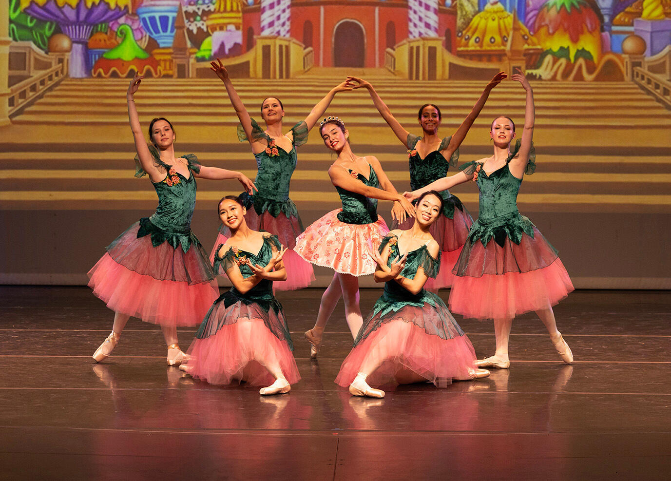 A performance of The Nutcracker by Cardinal Ballet Company